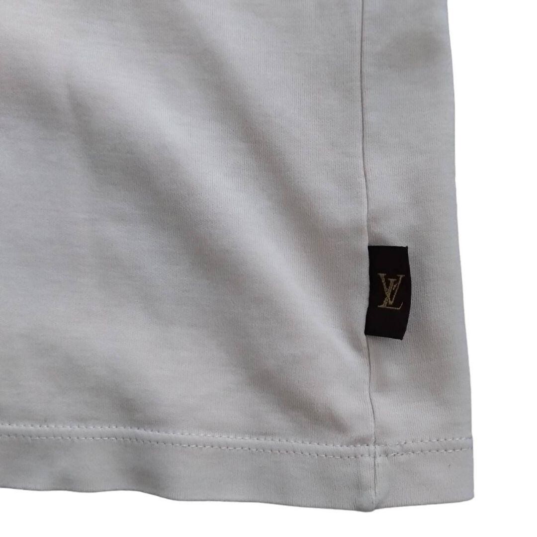 Louis Vuitton Logo Tag Crew Neck T-Shirt Tops men Size L Louis Vuitton Logo Tag Crew Neck T-Shirt Tops men Size L