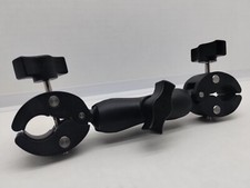 Motorcycle Camera Bracket Adjustable Handlebar Rearview Mirror Mount Bracket