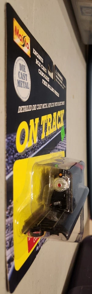 🚆1999 Maisto On Track negro con techo rojo WWRC #98 locomotora de vapor fundida a presión Foto 2 de 4