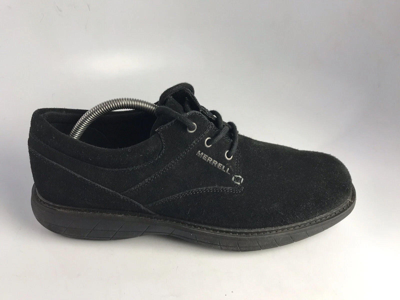 merrell world vue lace up suede shoes