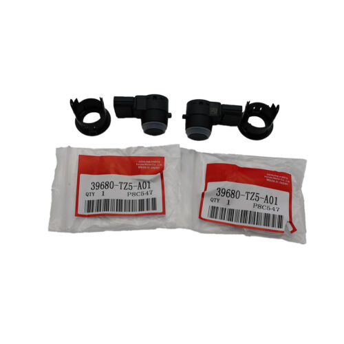 2x OEM For Acura MDX RLX 2014-16 39680-TZ5-A01 Bumper Parking Sensor & Retainer