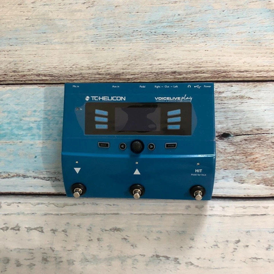 TC-Helicon VoiceLive Play Vocal Harmony Multi-Effects Processor Blue From Japan - Image 4 of 4