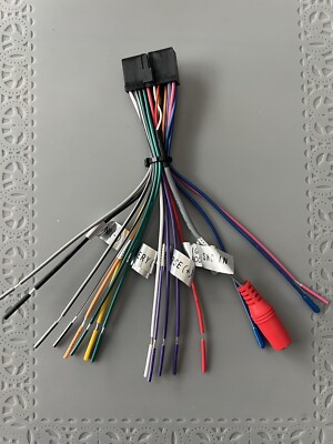 Original Dual Wire Harness For XNAV267BT, DVN927BT, DAC1025BT, XDVD179BT