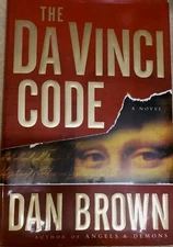 The Da Vinci Code, Hardcover Book by Dan Brown, Good Condition 