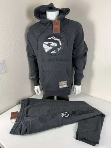 MITCHELL & NESS Men’s Atlanta Hawks Sweatsuit Size Large ( NWT ) 