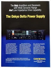 ONKYO~INTEGRA TX-85 RECEIVER~VINTAGE 1984 FULL PAGE PRINT AD ADVERT POSTER PINUP
