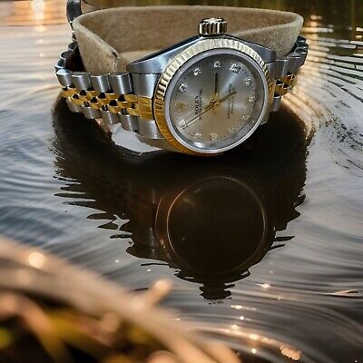 Rolex Oyster Perpetual Style R7619331CB6252 Silver With 11 Rolex Oyster Perpetual Style R7619331CB6252 Silver With 11