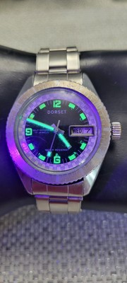 Rare Vintage 60s Dorset Skin Diver 17 Jewels Cal. Ut38 Automatic Men's Watch 