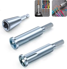 3x Wire Stripping&Twisting Tool Electrical Drill Wire Stripper Cable Nut Twister