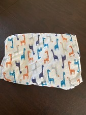 EUC Potterty Barn Kids Harper Giraffe Fitted Crib Sheet