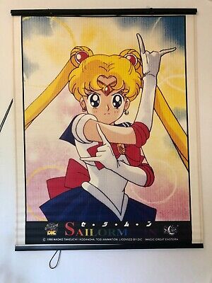 Fly Moon Anime, Wall Scroll Mural Poster, Home Decor