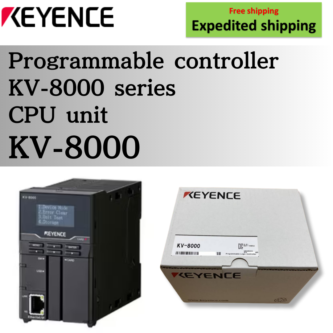 Keyence Genuine KV-8000 PLC CPU Unit Module KV8000 Keyence Genuine KV-8000 PLC CPU Unit Module KV8000