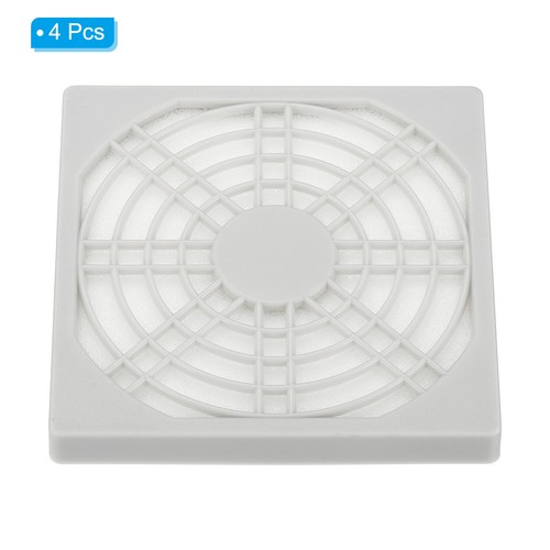 80mm Lüfter Fingergrill 4 Packung für 80x80mm Abluft Lüfter Weiß - Bild 3 von 6