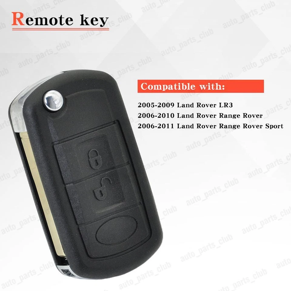 2006 2007 2008 2009 2010 para Land Rover Range Rover Sport mando a distancia llavero Foto 4 de 4