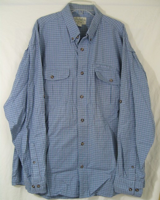 CABELA'S LEGENDARY QUALITY 4 POCKET FISHING SHIRT MEN'S LARGE 100