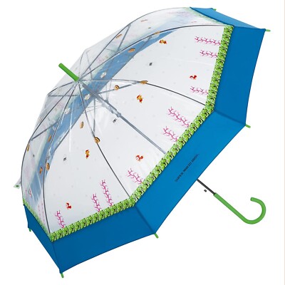 Wpc. Nintendo Super Mario Bros. Vinyl Umbrella Blue 60cm