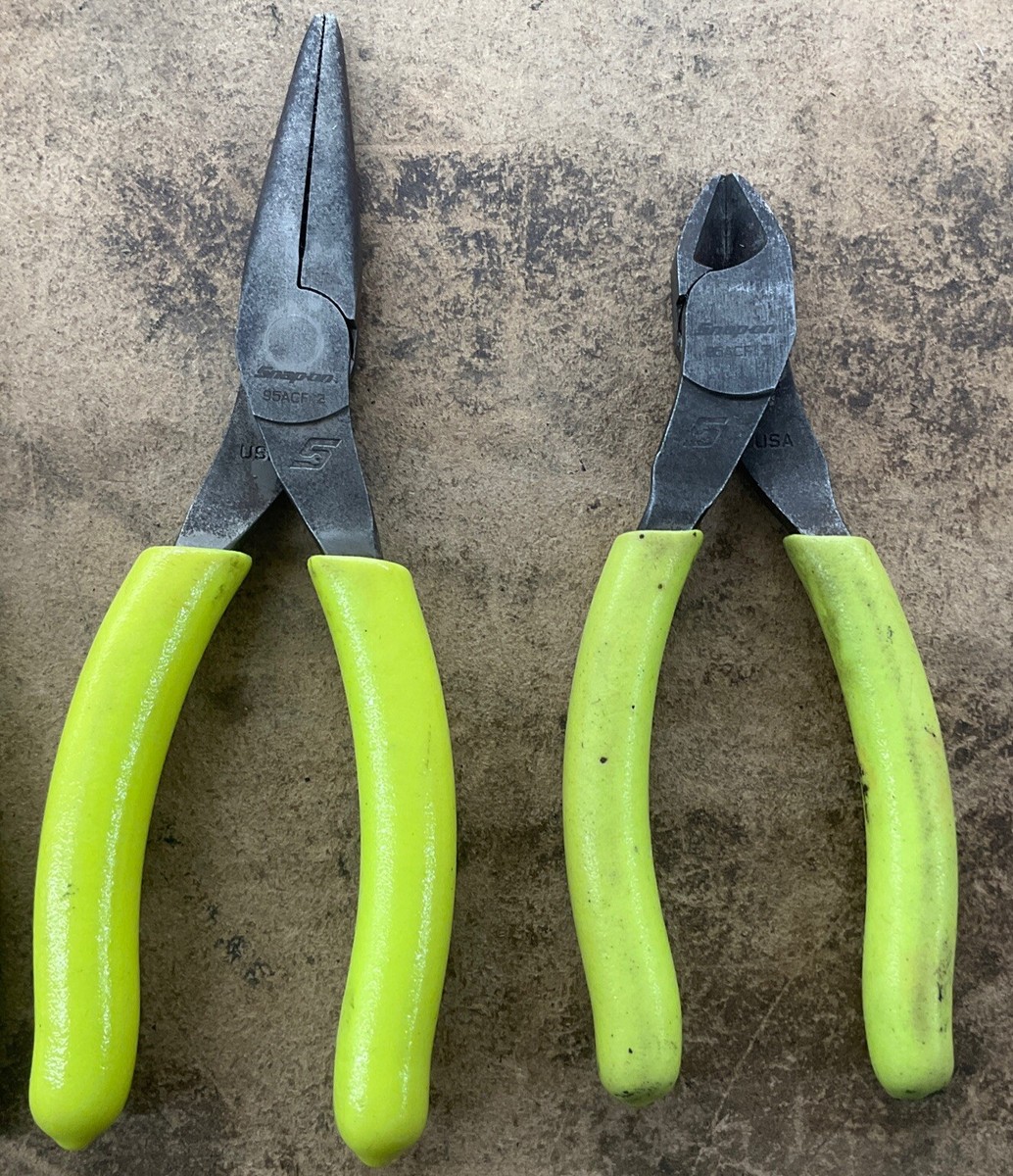 Snap-on PL600ES1FG 6 Piece Essential Pliers Foam Set Green Snap-on PL600ES1FG 6 Piece Essential Pliers Foam Set Green