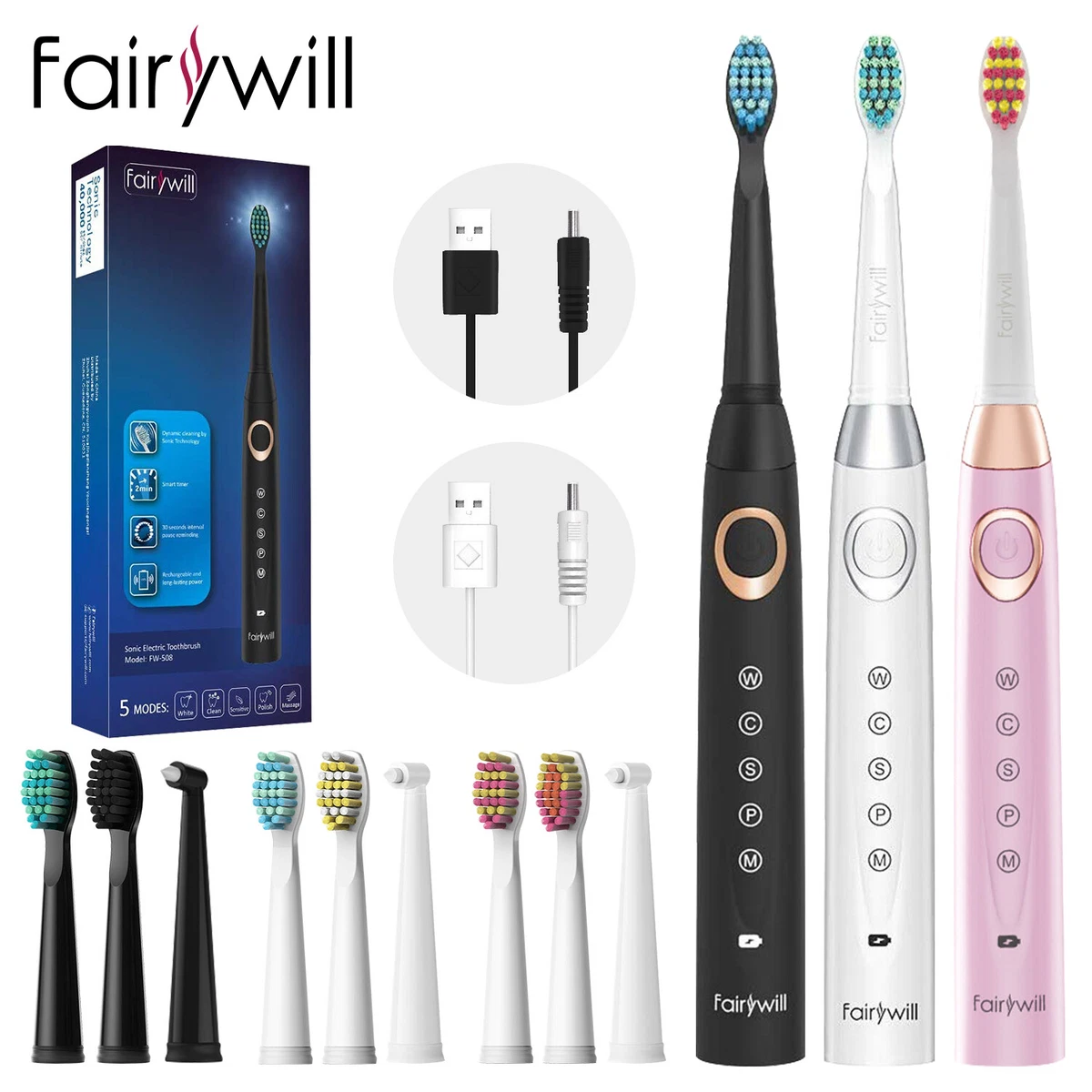 Fairywill sale sonic toothbrush
