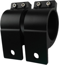 1 Pair 2.5 Inch Aluminum Mounting Bracket Tube Clamp for Bullbar Roof Rack Roll