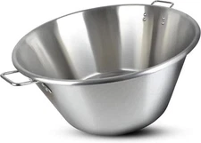 21x12-Inch Stainless Steel Heavy Duty Cazo Wok Comal Deep Fry Acero Inoxidable