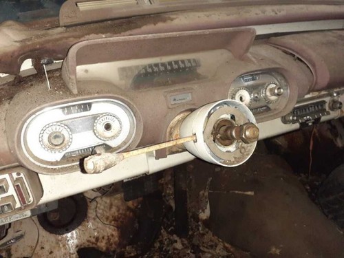 1957 MERCURY STEERING COLUMN WHITE DASH SHIFT 922809 - Picture 8 of 12