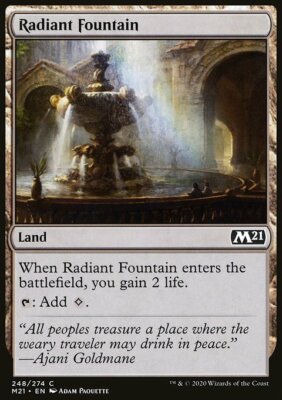Magic The Gathering Radiant Fountain Card - Core Set 2021 MTG Single - View #12