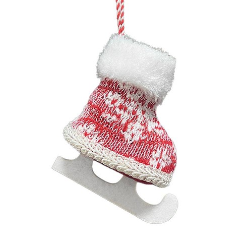 Christmas Stocking Knit Sock Floral Candy Gift Bag Xmas Tree Hanging Decor US - Picture 7 of 14
