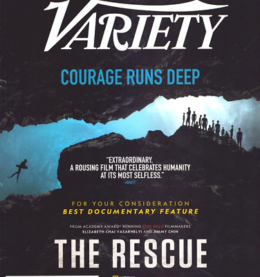 Variety Magazine November 10, 2021 Natl Geographic Rescue Lady Gaga Paul Newman
