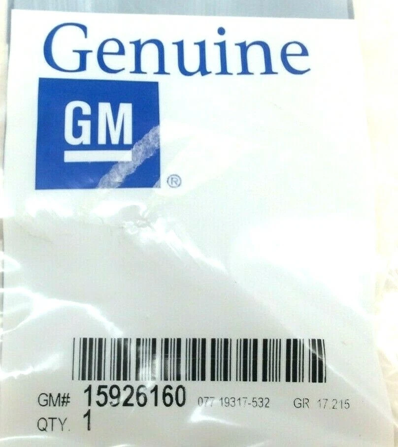 GMC Canyon SLE 2004-2012 portón trasero cromado placa de identificación emblema nuevo OEM 15926160 Foto 4 de 4