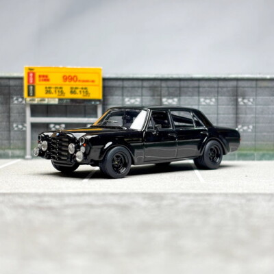 Liberty 1/64 Mercedes-Benz 300 SEL Black Diecast car Model Toy