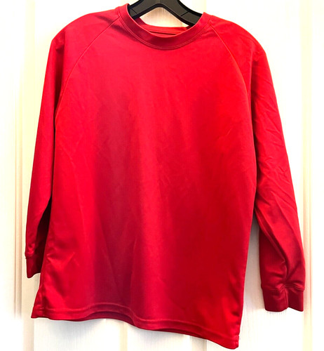 Alleson Athletic Youth Large Long Sleeve Red Jersey