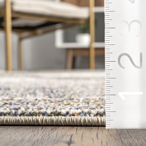 nuLOOM Adrienne Durable Abstract Contemporary Area Rug in Grey - Picture 5 of 7