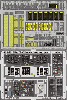 Eduard 1/35 Eduard CH47D Chinook Interior for TRP (Pre-Painted)