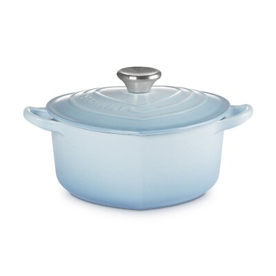 Le Creuset Cocotte D'Amour Loop 20cm 1.9L Coastal Blue Heart Shape