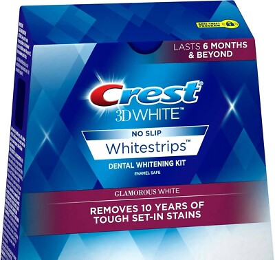 Crest 3D Whitestrips - GLAMOROUS WHITE Dental Teeth Strips 7 Treatments Exp 1/26