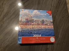 Thomas Kinkade Coney Island 300 PC Puzzle New Ceaco Puzzles
