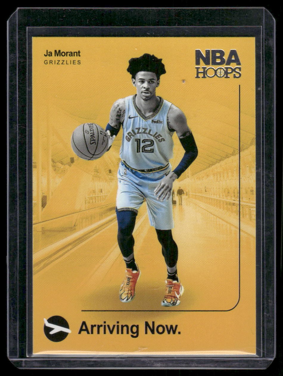 2019-20 Hoops #12 Ja Morant Arriving Now Memphis Grizzlies