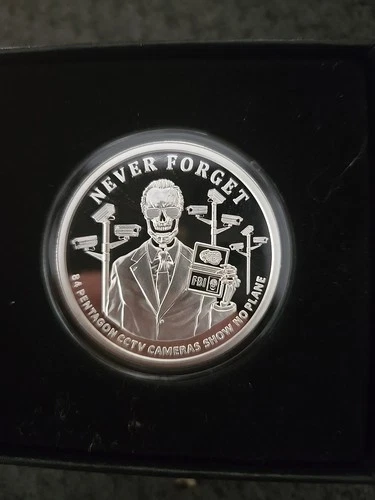 Silver Shield- 2021 Pentagon CCTV V2 1oz Rvrs Proof Never Forget #14 W/COA