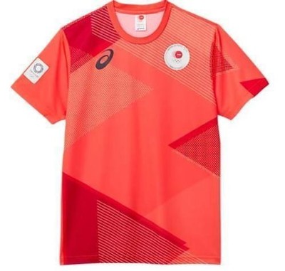 Tokyo Olympics 2020 Official JAPAN T-shirt ASICS SizeL Black