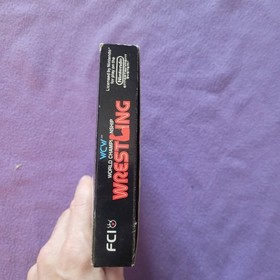 WCW World Championship Wrestling NES CIB Complete in box