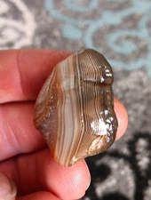 .60oz Lake Superior Agate, Parshal Parallax Bander 