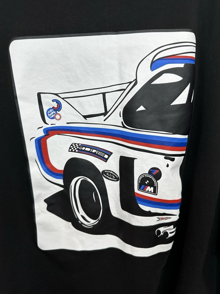 Nueva Camiseta Genuina Puma OEM BMW M Series Motorsport Gráfica Negra Talla XXL Rara Foto 3 de 4