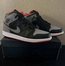 Jordan 1 Mid Bred Shadow for Sale | Authenticity Guaranteed | eBay