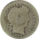 1895 S Barber Silver Dime AG About Good 10c Coin SKU:CP689