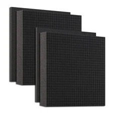 2-Pack 12x12x2" Pre-Cubed Pick & Pluck Foam Sheets with 0.4" Bottom Padding