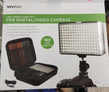 Vivitar 160 LED Video Light for Digital Cameras Open Box