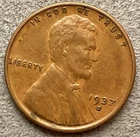 1937-S   Lincoln Wheat Cent - [XF EF] Extremely Fine - High Grade ~ B945