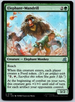 Elephant-Mandrill U Avatar: The Last Airbender: Eternal-Legal 138 NM