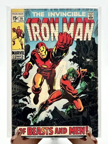 Vintage Marvel Comics Invincible Iron Man #16 AUG 1969 Single Issue Low Grade