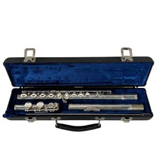 Gemeinhardt 2SP Student Flute Silver Plated Closed Hole with Case Elkhart USA